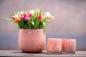 Mobile Preview: DutZ Collection Vase Pot in Apricot Variation