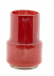 Preview: DutZ Maartje Red Glasvase H22 D12 cm in elegantem Rot