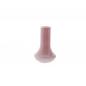 Preview: DutZ Vase Marco Rose handgefertigte Glasvase in Rosa mit schlankem Hals und bauchiger Form