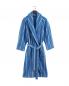 Preview: Gant Home Stripe Bademantel Blue Bell, Streifen, schoen