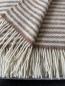 Preview: Gant Home Decke Stripe Beige, freigestellt auf weissem Hintergrund