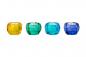 Preview: Gift Company Palisades Teelichthalter 4er SET gelb/grün/blau/dk.blau, zeitlos, schoen