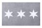 Preview:  Gift Company Fußmatte waschbar Sterne grau 80x120 cm, schick