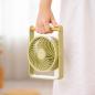 Preview: Design Ventilator Gingko Lyra tragbar salbeigrün für Zuhause und Büro