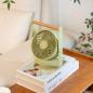 Preview: Gingko Lyra Akku-Ventilator salbeigrün mit 360 Grad schwenkbarem Kopf