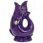 Preview: Gluggle Jug Majestic Queens Jubilee Edition in Royal Purple – limitierte Design-Karaffe mit ikonischem Gluggle-Effekt