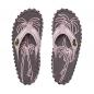 Preview: Gumbies Australische Sandalen Palm Leaf Pink mit tropischem Palmblattmuster am Strand