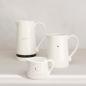 Mobile Preview: Bastion Collections Sauce Jug White Stripes in Black , Mood, Sauce
