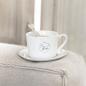 Preview: Bastion Collections Tasse weiß Ciao Bella in schwarz Preview: Bastion Collections Tasse weiß Ciao Bella in schwarz