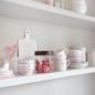 Preview: Bastion Collections Tasse Weiß Rosa Herz