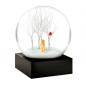 Preview: CoolSnowGlobes Schneekugel Lab in Woods, schick, schoen, Labrador, Hund