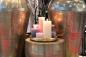 Preview: Dekocandle Kerze Mini Super Candle Fuchsia, Mood, modern 
