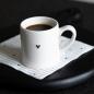 Preview: Bastion Collection Espressotasse White/Heart in Black, Mood