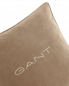 Preview: Gant Velvet Kissenhülle Cold Beige