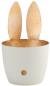 Preview: Gift Company Madras Windlicht M, Hase, weiß/gold, Rueckseite, schick Preview: Gift Company Madras Windlicht M, Hase, weiß/gold, Rueckseite, schick