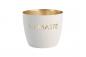 Preview: Gift Company Madras Windlicht M, Namaste weiß/gold, schick Preview: Gift Company Madras Windlicht M, Namaste weiß/gold, schick