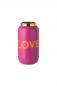 Preview: Gift Company Vase Saigon mit Metallring, XXS, Love, fuchsia,gold