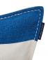Mobile Preview: Lexington Kissenbezug Block Striped Organic Cotton Blue, Logo, Label