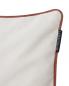 Preview: Lexington Kissenbezug Dog Emboidered Organic Cotton Twill , CLose up Preview: Lexington Kissenbezug Dog Emboidered Organic Cotton Twill , CLose up