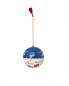 Preview: Lexington Papier Maché Weihnachtskugel Christmas Ornament SET Blue/White/Red