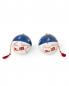 Preview: Lexington Papier Maché Weihnachtskugel Christmas Ornament SET Blue/White/Red