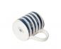 Preview: Lexington Diagonal Stripes Stoneware Mug Navy