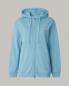Preview: Lexington Chloe Zip Hood Light Blue Melange, schick, kuschelig, weich