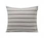 Preview: Lexington Kopfkissenbezug Gray/White Striped Lyocell/Cotton