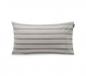 Preview: Lexington Kopfkissenbezug Gray/White Striped Lyocell/Cotton, lang, bequem