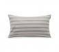 Preview: Lexington Kopfkissenbezug Gray/White Striped Lyocell/Cotton, modern