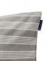 Preview: Lexington Kopfkissenbezug Gray/White Striped Lyocell/Cotton, Logo