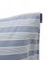 Preview: Lexington Kopfkissenbezug Blue/Off White Striped Lyocell/Cotton, Close up