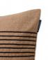 Preview: Lexington Kissenbezug Deco Striped Cotton Canvas Pillow Beige/Gray, Close up