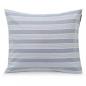 Preview: Lexington Kopfkissenbezug Blue/Off White Striped Lyocell/Cotton, schoen