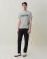 Preview: Lexington Justin Tee T-Shirt Light Grey Melange, Model