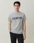 Preview: Lexington Justin Tee T-Shirt Light Grey Melange, Model, Front