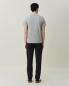 Preview: Lexington Justin Tee T-Shirt Light Grey Melange, Model, Back