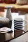 Preview: Lexington Diagonal Stripes Stoneware Mug Navy