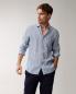 Preview: Lexington Ryan Line Shirt White Blue, Model, Mood, Leinen