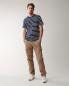 Preview: Lexington Ricky Striped Tee Dark Blue Beige Stripe, Mood, Model, stylisch