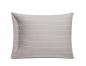 Preview: Lexington Kopfkissenbezug Gray Striped White, Rueckseite, stylisch