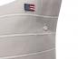 Mobile Preview: Lexington Kopfkissenbezug Gray Striped White, Logo, Print