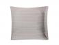 Preview: Lexington Kopfkissenbezug Gray Striped White, Rueckseite, fein