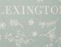 Mobile Preview: Lexington Kissenbezug Logo Flower Embroidered Linen/Cotton, Logo, Druck