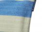 Preview: Lexington Kissenbezug Block Striped Organic Cotton 50x50 cm, Close up, Logo 