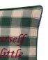 Preview: Lexington Kissenhülle Checked Organic Cotton Flannel Green/Beige, Logo