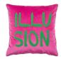 Mobile Preview: pad home Design Kissenhülle Letters hot pink