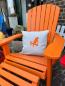 Preview: Tre-Pini Kissenhülle Adirondack Stuhl Hellgrau 50x50 Stick Orange, Mood, Sommer, Trend