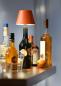 Preview: sompex Akku Leuchte Top Flaschenaufsatz Orange, Mood, modern