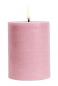 Mobile Preview: Uyuni Led Pillar Kerze Dusty Rose, modern, schick